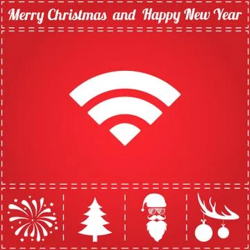 Wifi Icon Vector Stock Illustration