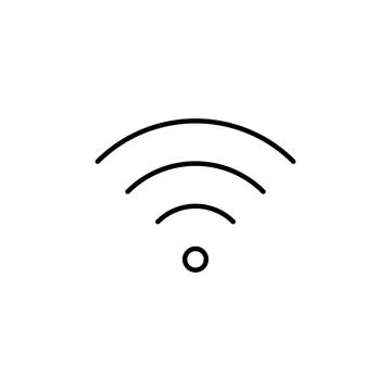 Wifi icon vector. signal vector icon. Wireless  icon vector Stock Illustration