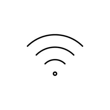 Wifi icon vector. signal vector icon. Wireless  icon vector Stock Illustration