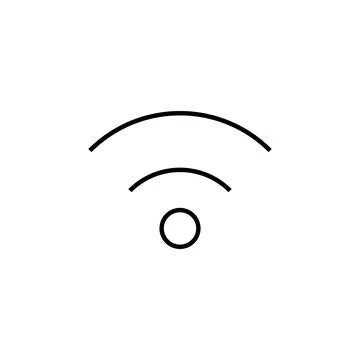 Wifi icon vector. signal vector icon. Wireless  icon vector Stock Illustration