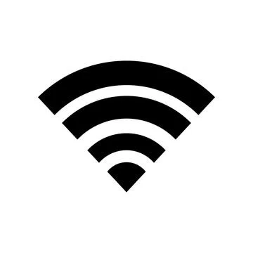 Wifi icon vector template illustration design Stock Illustration