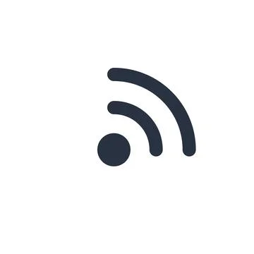 WIFI icon vector, Wireless internet Sign isolated on white background, Flat s Stock Illustration