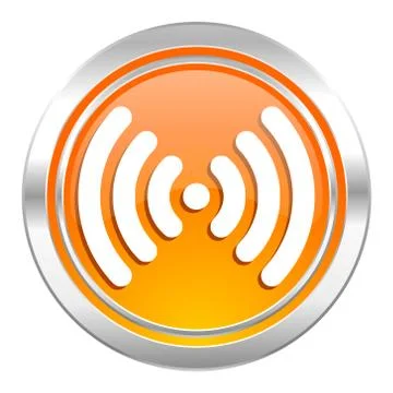 Wifi icon, wireless network sign. Stock Illustration