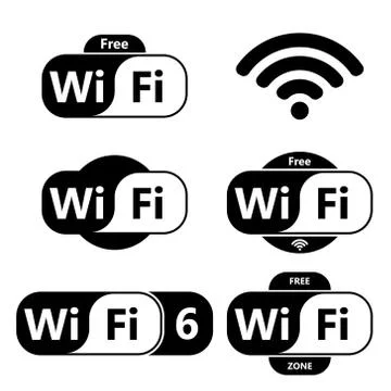 Wifi icon, wireless network technology, vector illustration Stock Illustration