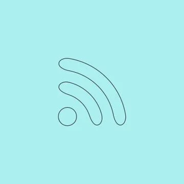 WiFi icon zone Stock Illustration