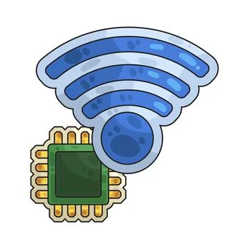 WiFi illustration 库存插图