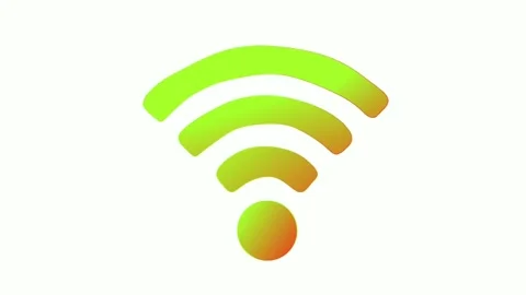WiFi ilustration Stock Footage 171099412