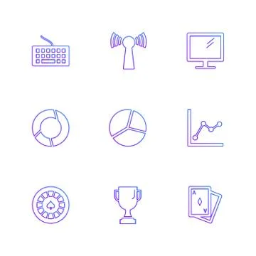 Wifi , internet , connectivity , pie chart , network , eps icons set vector 스톡 일러스트
