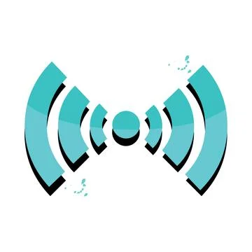 Wifi internet icon in comic style, Wifi router icon cartoon vector Stock Illustration