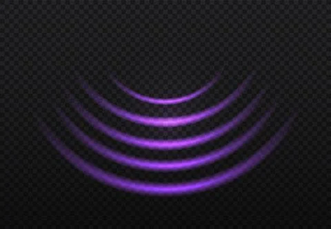Wifi light effect. Violet wi fi symbol. Wireless connection and interaction Stock Illustration