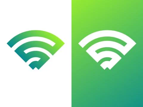 WiFi Logo Design Stock Illustration