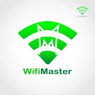 WIFI MASTER LOGO 3 Stock Illustration