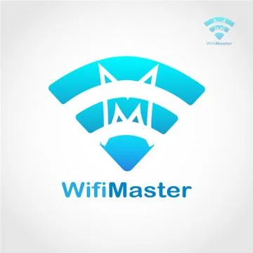 WIFI MASTER LOGO 4 Stock Illustration