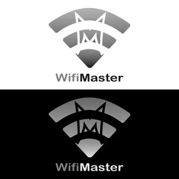 WIFI MASTER LOGO 5 Stock Illustration
