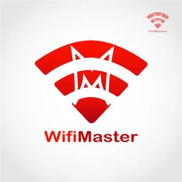 WIFI MASTER LOGO Stock Illustration