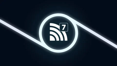 Wifi mobile communication and wireless network technology on  digital backg.. Stock Footage 268381190
