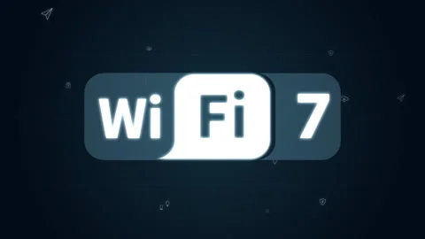 Wifi mobile communication and wireless network technology on  digital backg.. Stock Footage 269249181