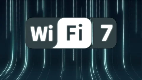 Wifi mobile communication and wireless network technology on  digital backg.. Stock Footage 269272920