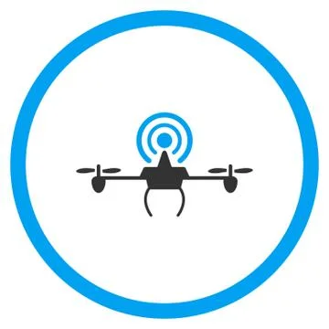 Wifi Repeater Airdrone Icon Stock Illustration
