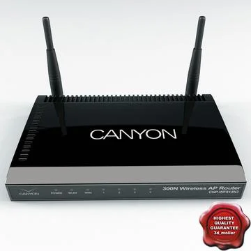 Wifi Router Canyon 3D Model