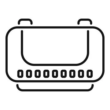Wifi router providing wireless internet connection for home office Stock Illustration