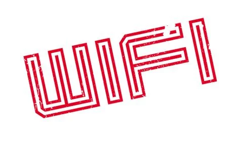 Wifi rubber stamp Stock-Illustration