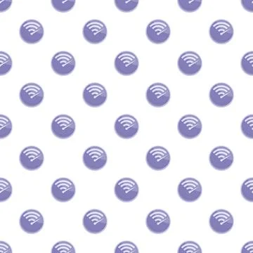 Wifi signal strength indicator pattern background Stock Illustration