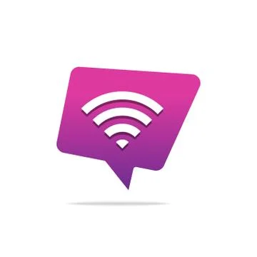 Wifi Signal Symbol Icon, Wireless Network Symbol wifi icon Stock Illustration