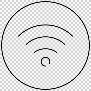Wifi signal wave 스톡 일러스트
