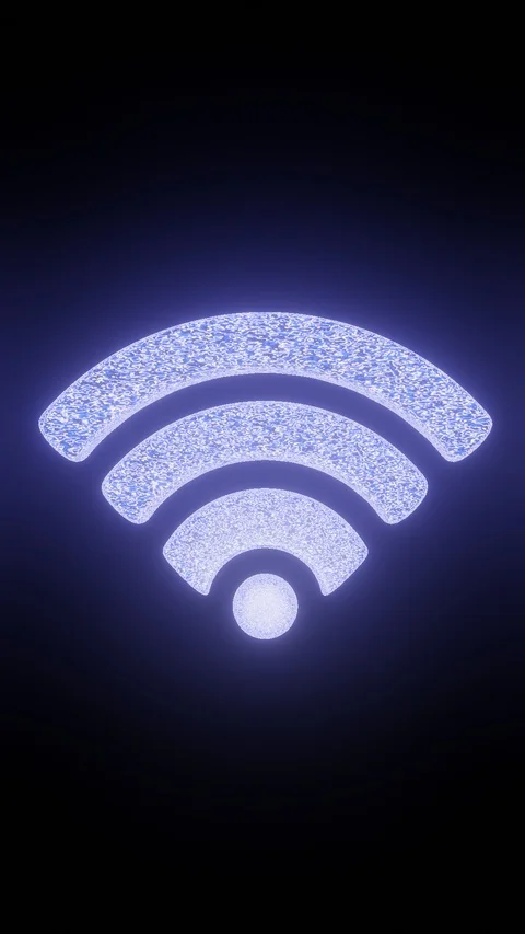 WIFI STARTUP W/ALPHA CHANNEL VERTICAL Stock Footage 125888463