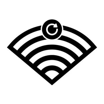 Wifi status icon Vector Stock Illustration