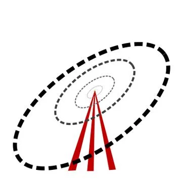 Wifi tower Stock Illustration
