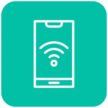 Wifi Vector Icon Design Illustration Stock Illustration