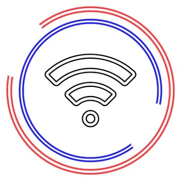 WiFi vector icon Stock-Illustration