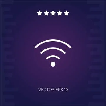Wifi vector icon Stock Illustration