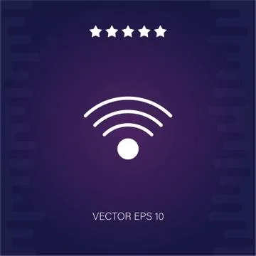 Wifi vector icon Stock Illustration