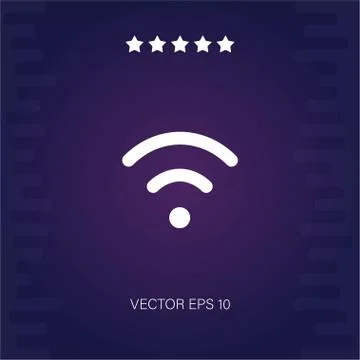 Wifi vector icon Stock Illustration