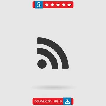 Wifi vector icon Stock Illustration