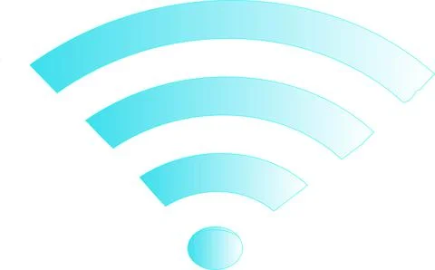 Wifi with white back ground vector - Art &amp; Illustration Illustrazione stock