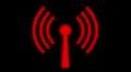 Wifi wireless internet netrwork net connection icon logo wi-fi wi fi HD Footage