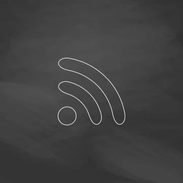 WiFi zone computer symbol Illustrazione stock