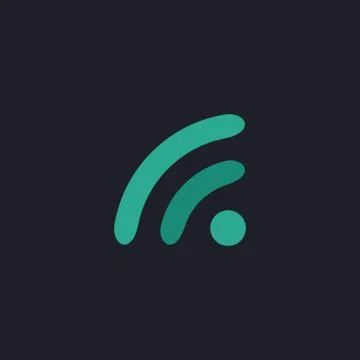 WiFi zone computer symbol 스톡 일러스트