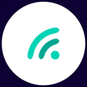 WiFi zone computer symbol Stock Illustration