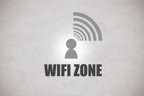 WIFI Zone Stock Illustration