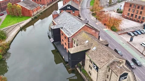 Wigan Pier hyper lapse Stock Footage 331817118