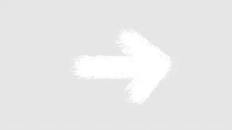 Wiggle Arrow Motion Graphic, Isolated Direction Animation Stock Footage 322971371