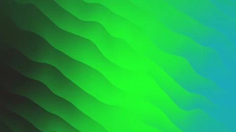 Wiggle wave animation greeny Stock Footage 239809110
