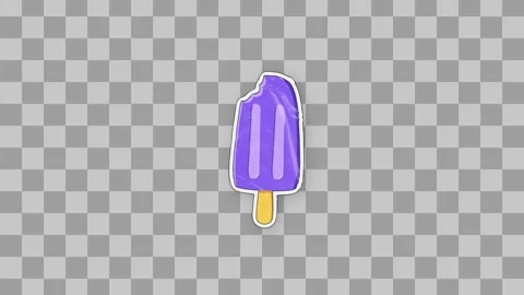 Wiggling Popsicle Sticker Stock After Effects