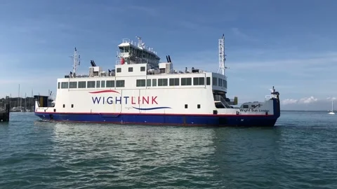 WIGHTLINK Ferry at Yarmouth Video stock 163287257