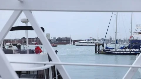 WightLink Passenger Ferry Solent 動画素材 168241849